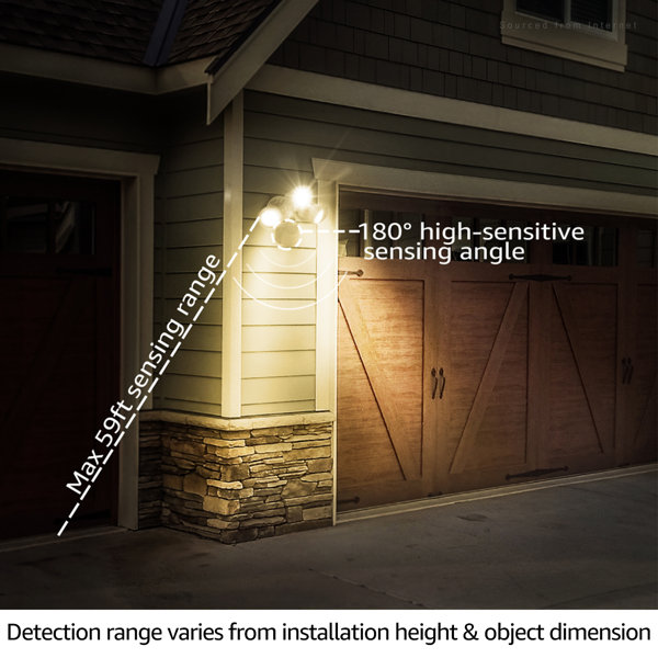 Outdoor garage deals lights motion sensor